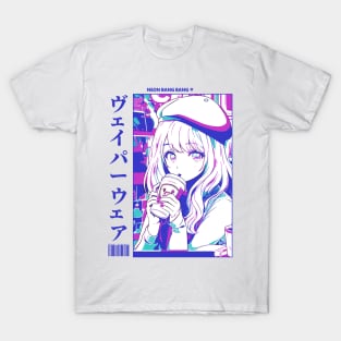 Aesthetic Vaporwave Anime Manga Girl Japanese Streetwear T-Shirt